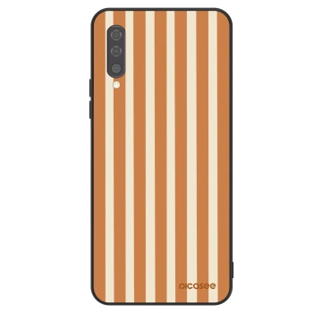 Szilikon tok erre a típusra Samsung Galaxy A50 A505F - Orange lines