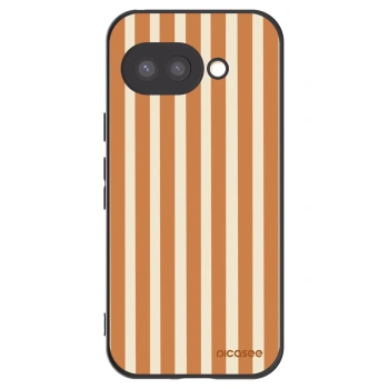 Picasee fekete szilikon tok az alábbi mobiltelefonokra Google Pixel 9a - Orange lines