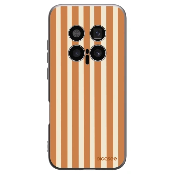 Picasee fekete szilikon tok az alábbi mobiltelefonokra Honor Magic8 Pro 5G - Orange lines