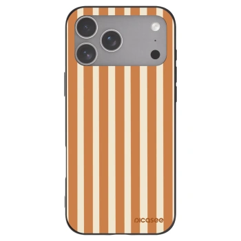 Picasee fekete szilikon tok az alábbi mobiltelefonokra Apple iPhone 18 Pro Max - Orange lines