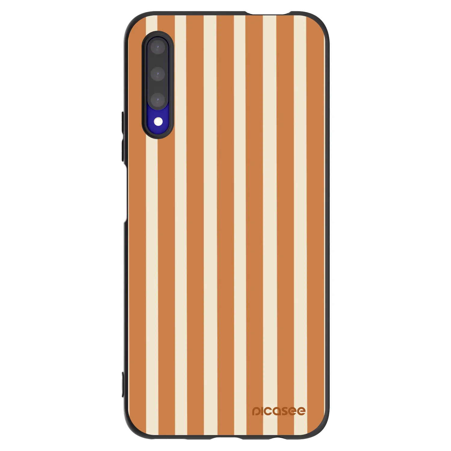 Picasee fekete szilikon tok az alábbi mobiltelefonokra Honor 9X Pro - Orange lines