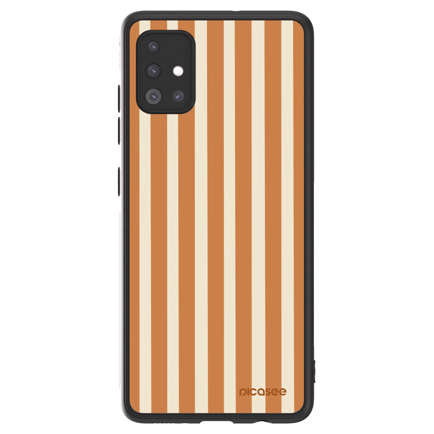 Picasee ULTIMATE CASE Samsung Galaxy A51 A515F - készülékre - Orange lines