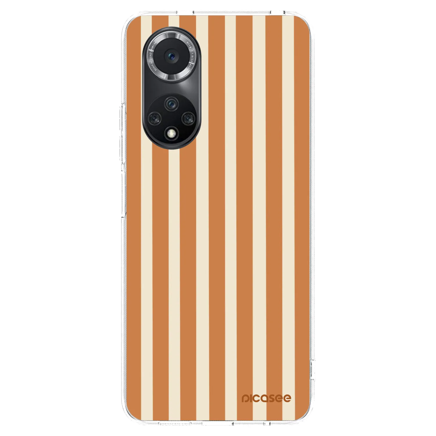 Picasee átlátszó szilikon tok az alábbi mobiltelefonokra Huawei Nova 9 SE - Orange lines