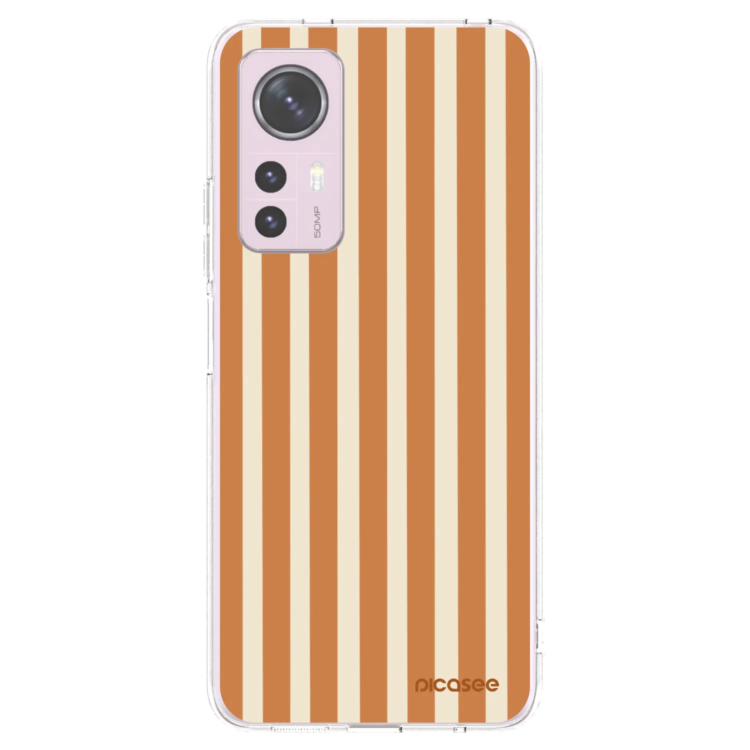 Picasee átlátszó szilikon tok az alábbi mobiltelefonokra Xiaomi 12 - Orange lines