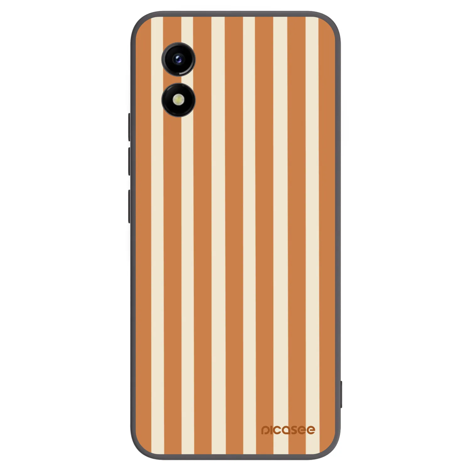 Picasee fekete szilikon tok az alábbi mobiltelefonokra Vivo Y01 - Orange lines