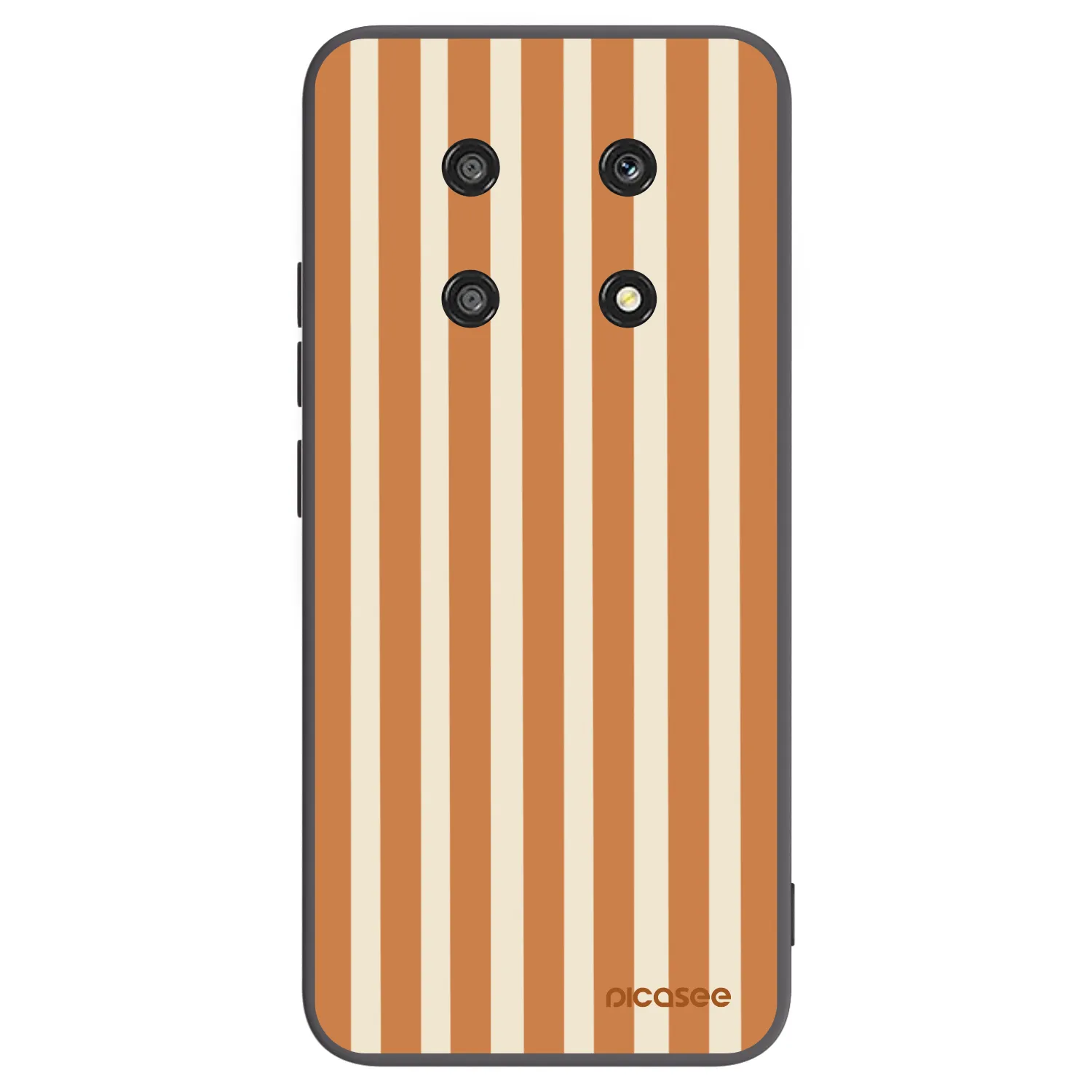 Picasee fekete szilikon tok az alábbi mobiltelefonokra Honor Magic4 Lite 5G - Orange lines