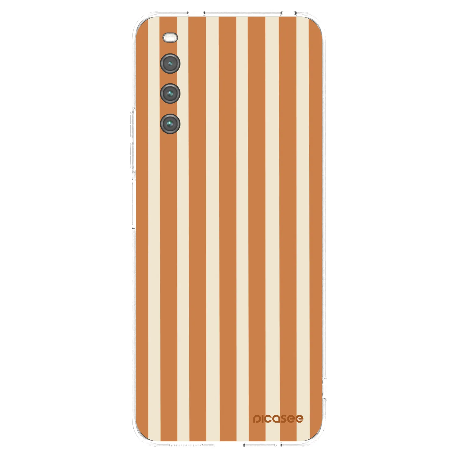 Picasee átlátszó szilikon tok az alábbi mobiltelefonokra Sony Xperia 10 IV 5G - Orange lines