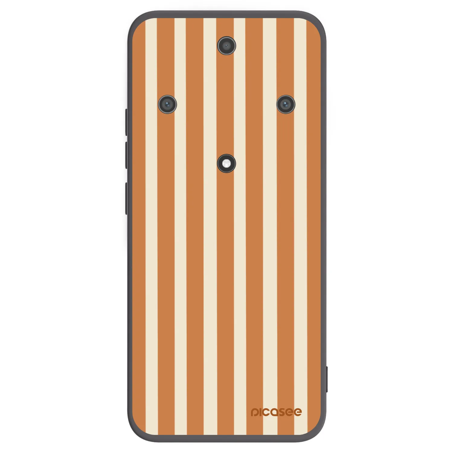 Picasee fekete szilikon tok az alábbi mobiltelefonokra Honor Magic5 Lite 5G - Orange lines