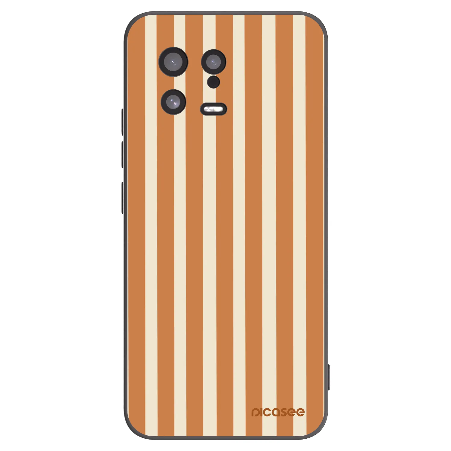 Picasee fekete szilikon tok az alábbi mobiltelefonokra Xiaomi 13 - Orange lines