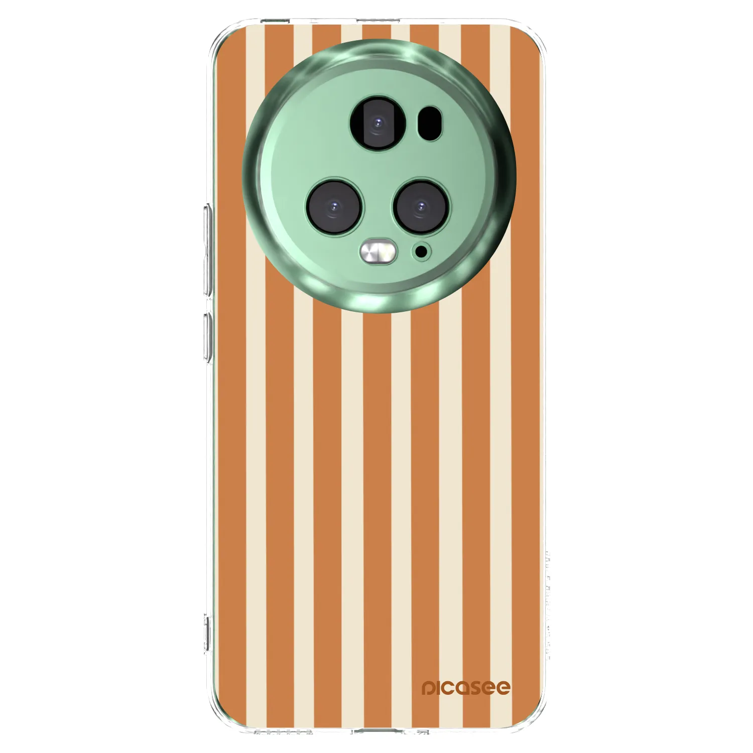 Picasee átlátszó szilikon tok az alábbi mobiltelefonokra Honor Magic5 Pro - Orange lines