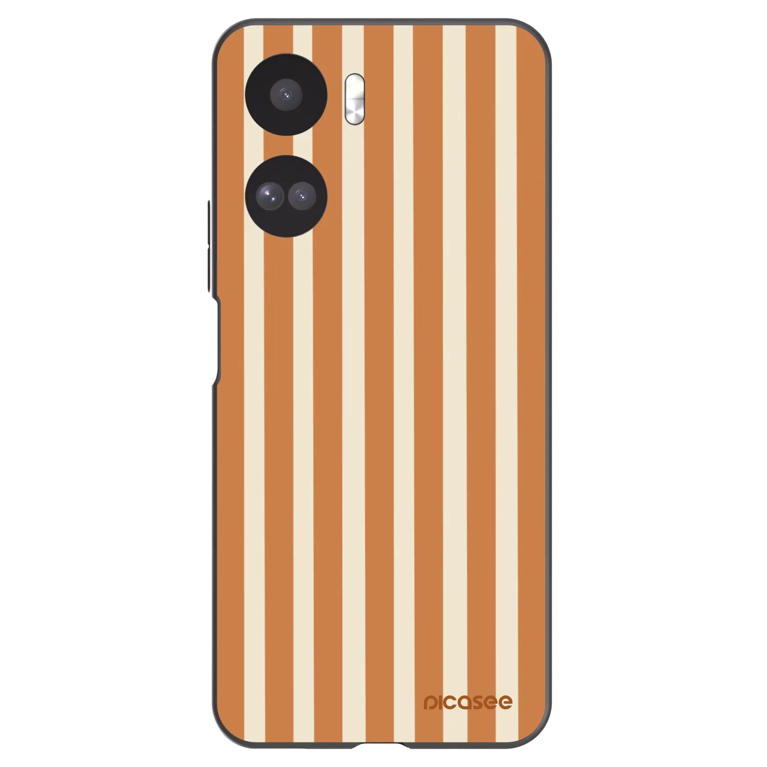 Picasee fekete szilikon tok az alábbi mobiltelefonokra Honor 90 Lite 5G - Orange lines