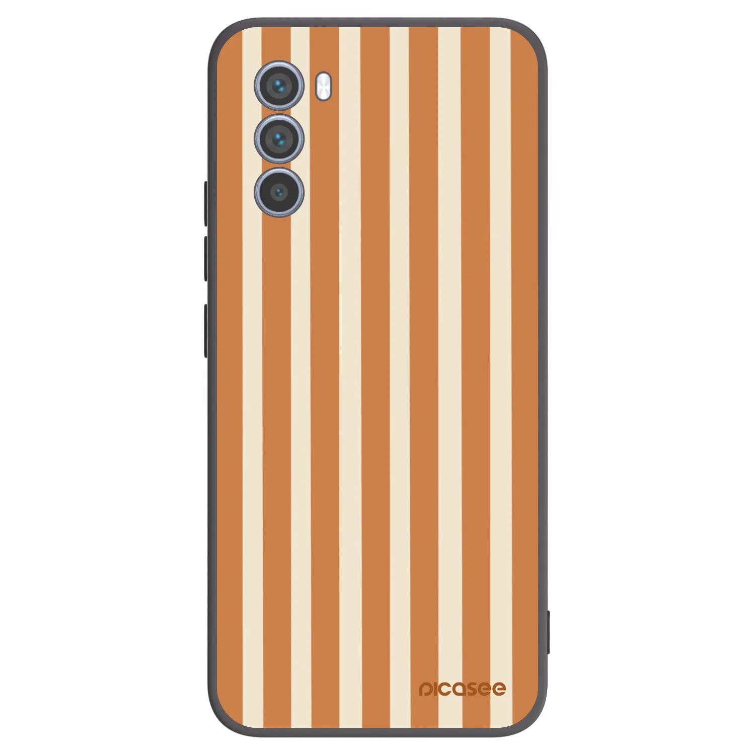 Picasee fekete szilikon tok az alábbi mobiltelefonokra Motorola Moto G62 - Orange lines
