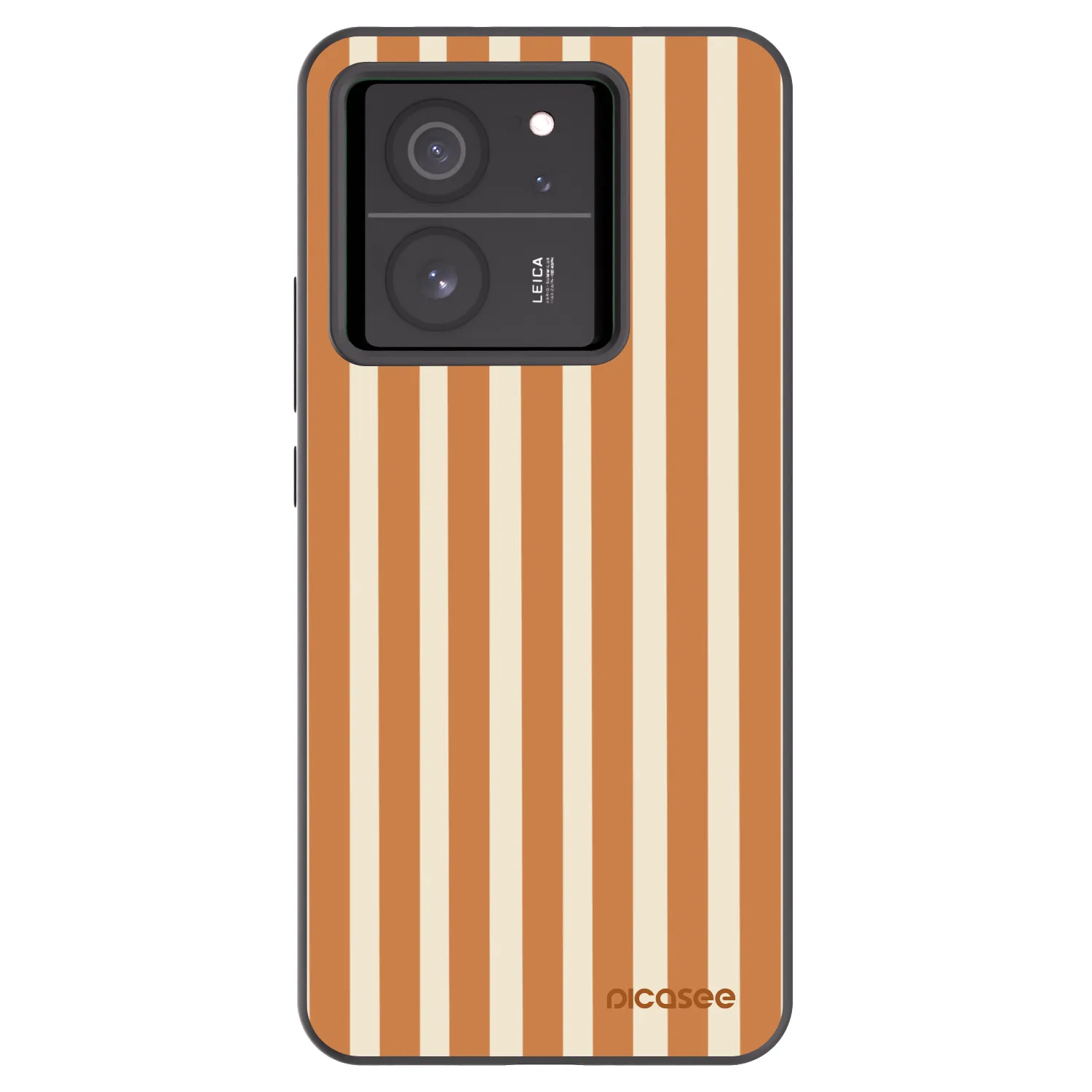 Picasee fekete szilikon tok az alábbi mobiltelefonokra Xiaomi 13T Pro - Orange lines
