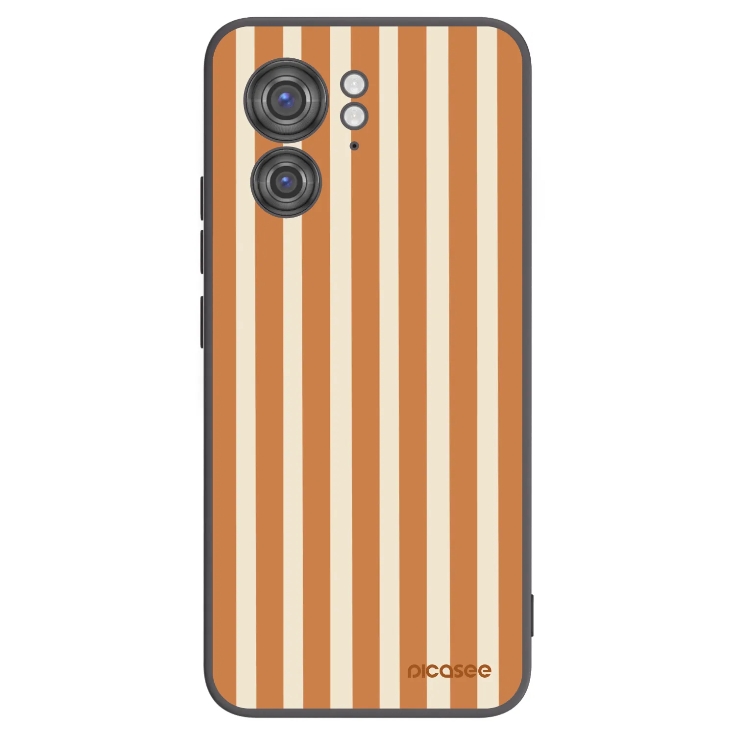Picasee fekete szilikon tok az alábbi mobiltelefonokra Motorola Edge 40 - Orange lines
