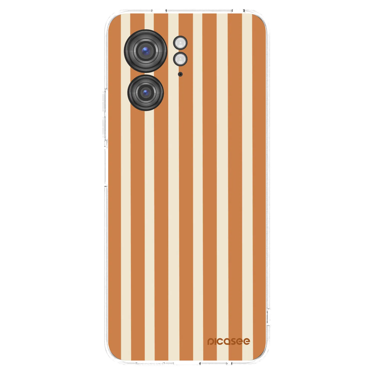 Picasee átlátszó szilikon tok az alábbi mobiltelefonokra Motorola Edge 40 - Orange lines