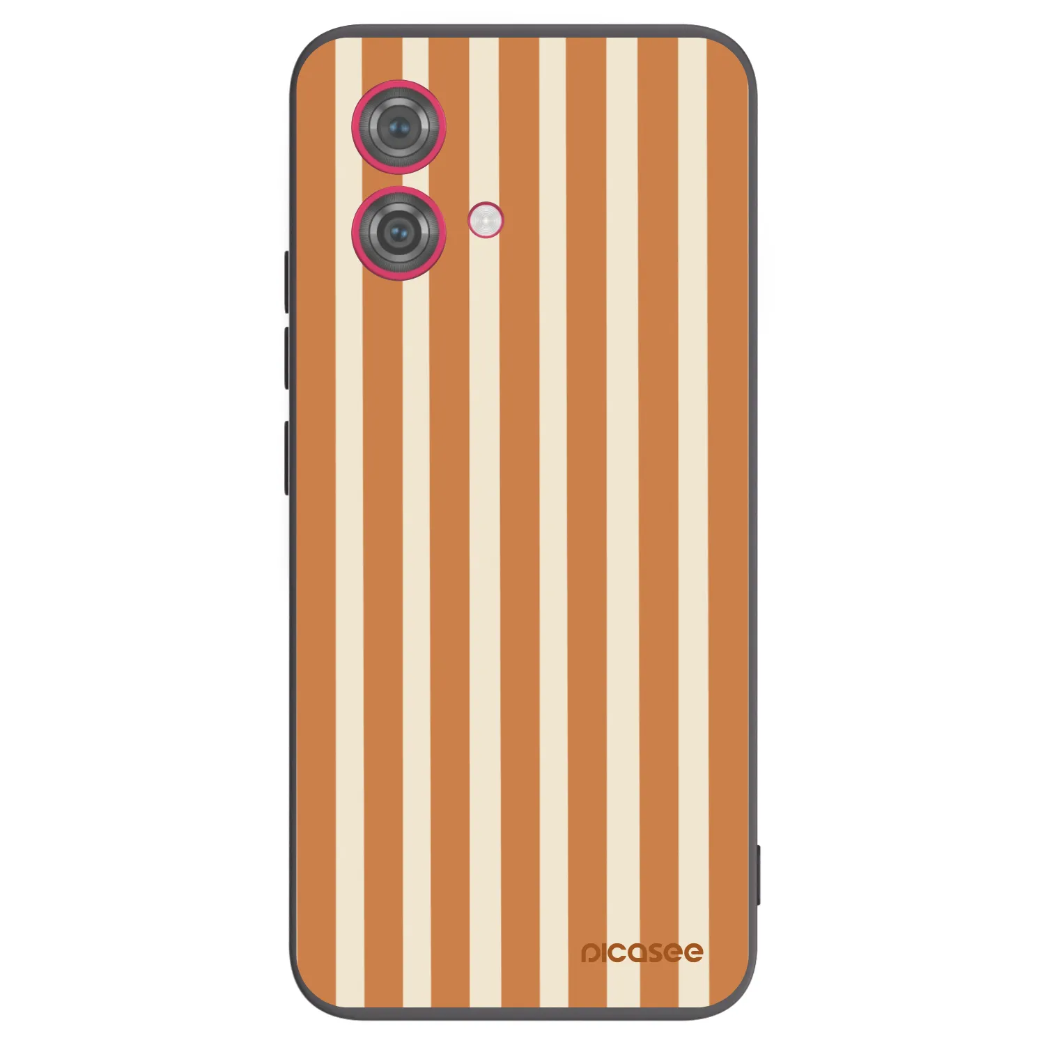 Picasee fekete szilikon tok az alábbi mobiltelefonokra Motorola Moto G84 5G - Orange lines
