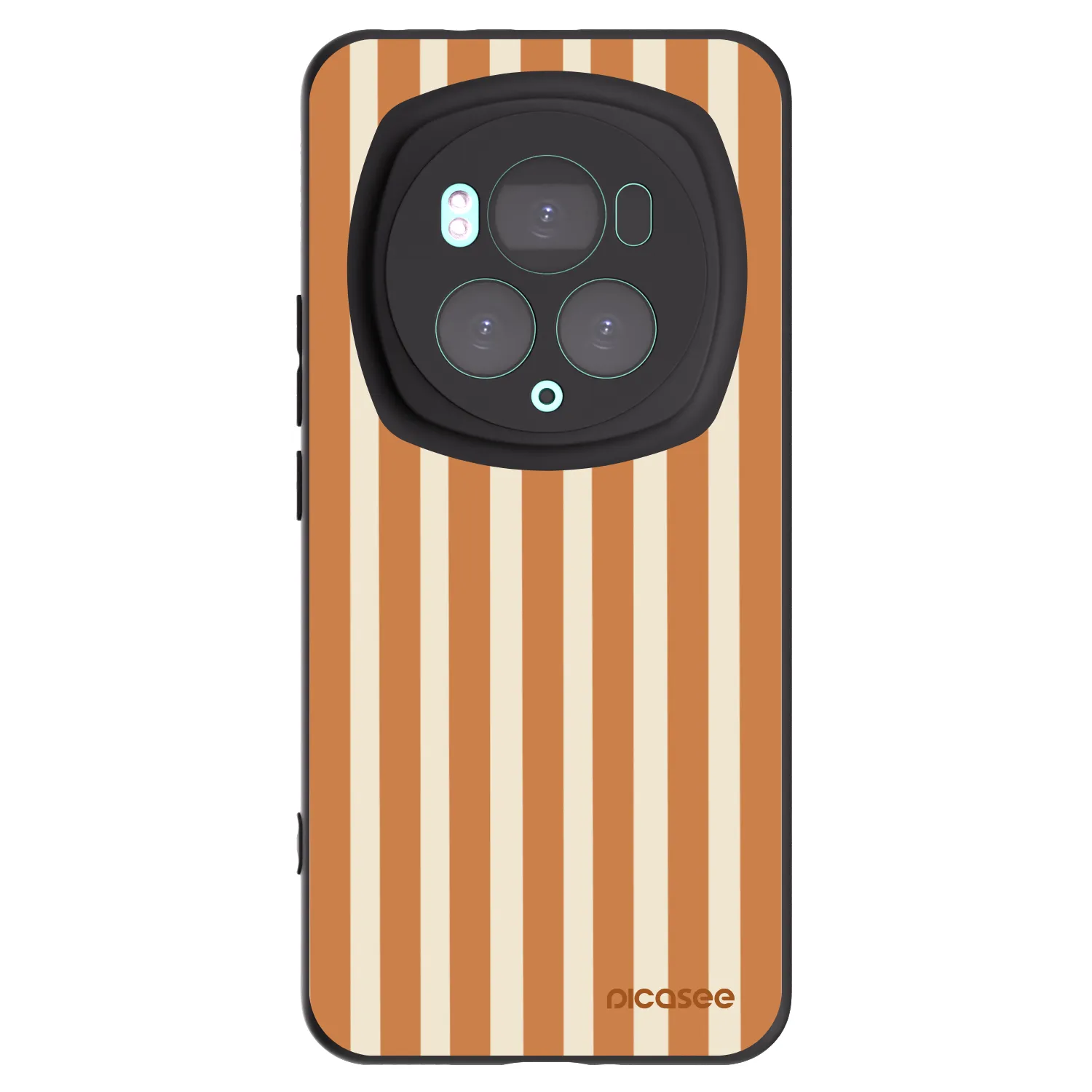 Picasee fekete szilikon tok az alábbi mobiltelefonokra Honor Magic6 Pro - Orange lines