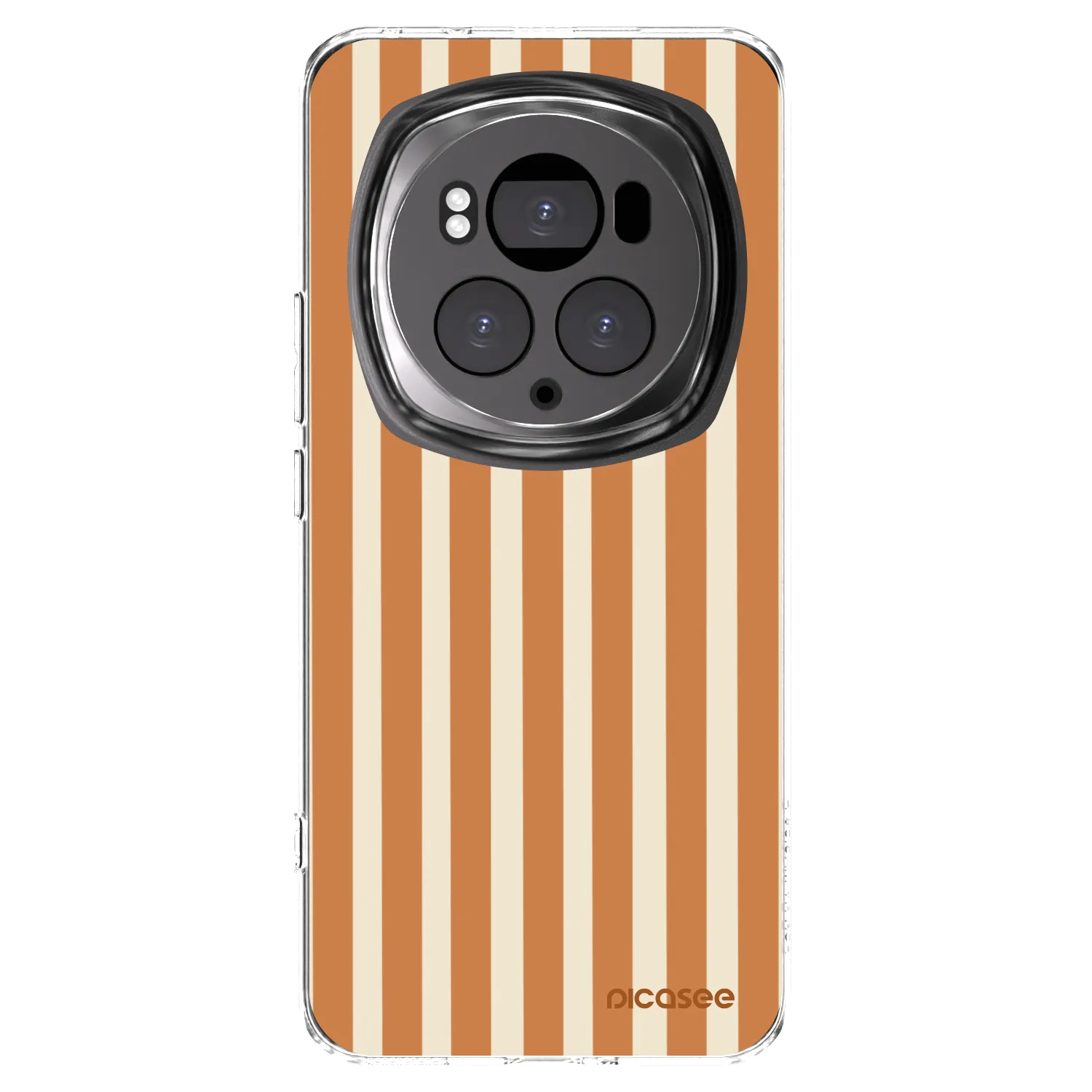 Picasee átlátszó szilikon tok az alábbi mobiltelefonokra Honor Magic6 Pro - Orange lines