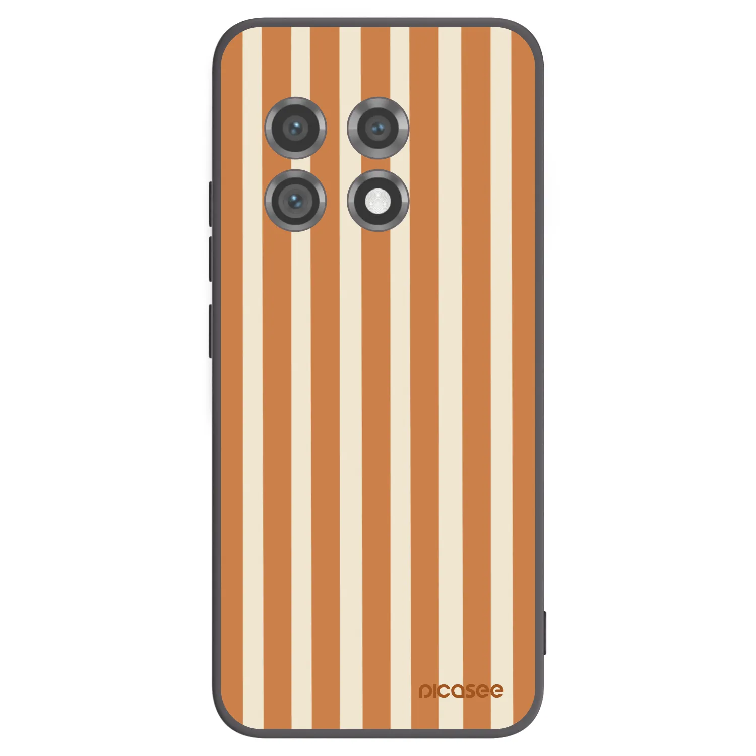 Picasee fekete szilikon tok az alábbi mobiltelefonokra OnePlus 11 5G - Orange lines