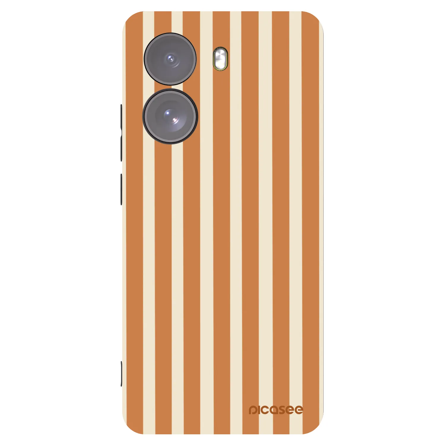 Picasee fekete szilikon tok az alábbi mobiltelefonokra Xiaomi Poco X7 - Orange lines