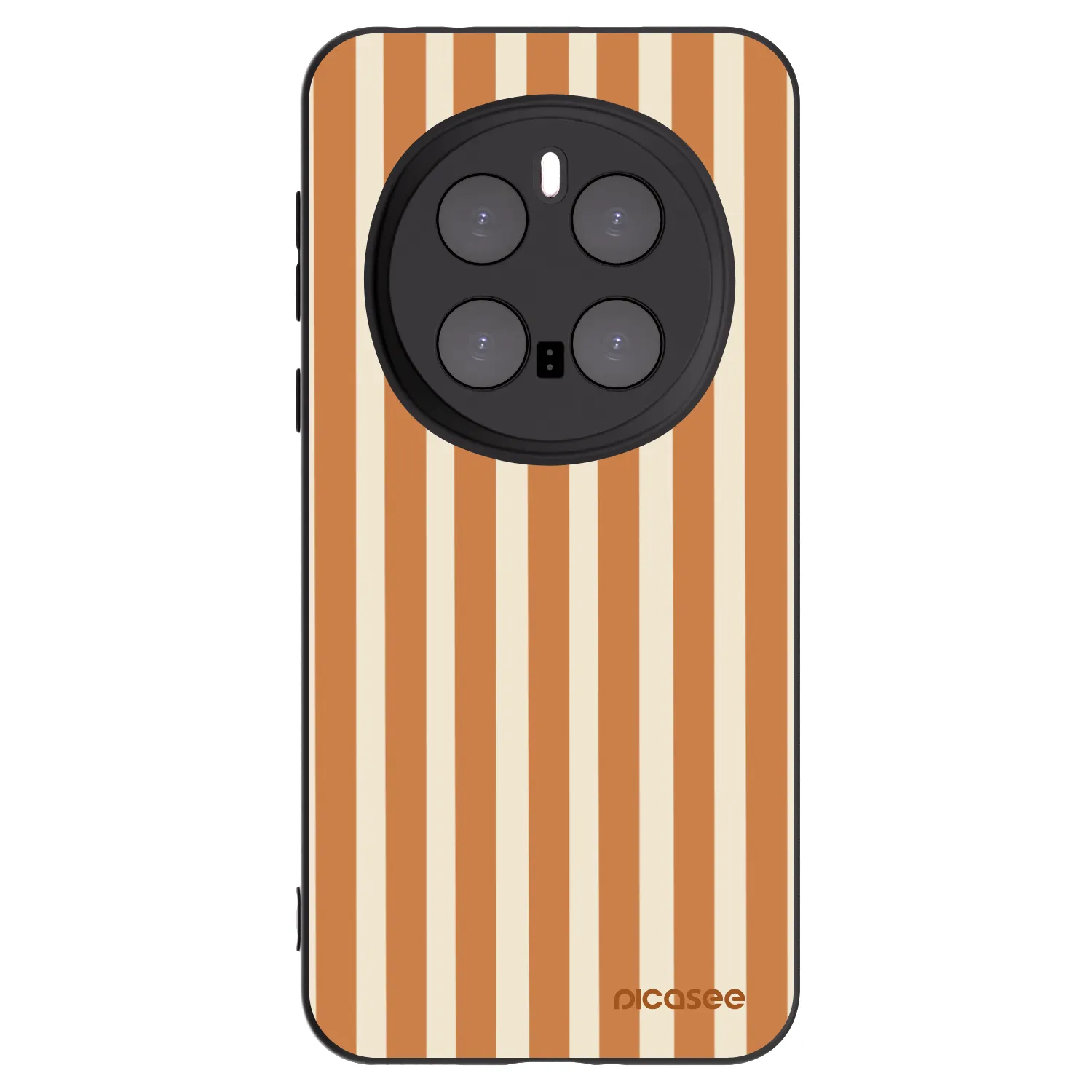 Picasee fekete szilikon tok az alábbi mobiltelefonokra Honor Magic7 Pro 5G - Orange lines