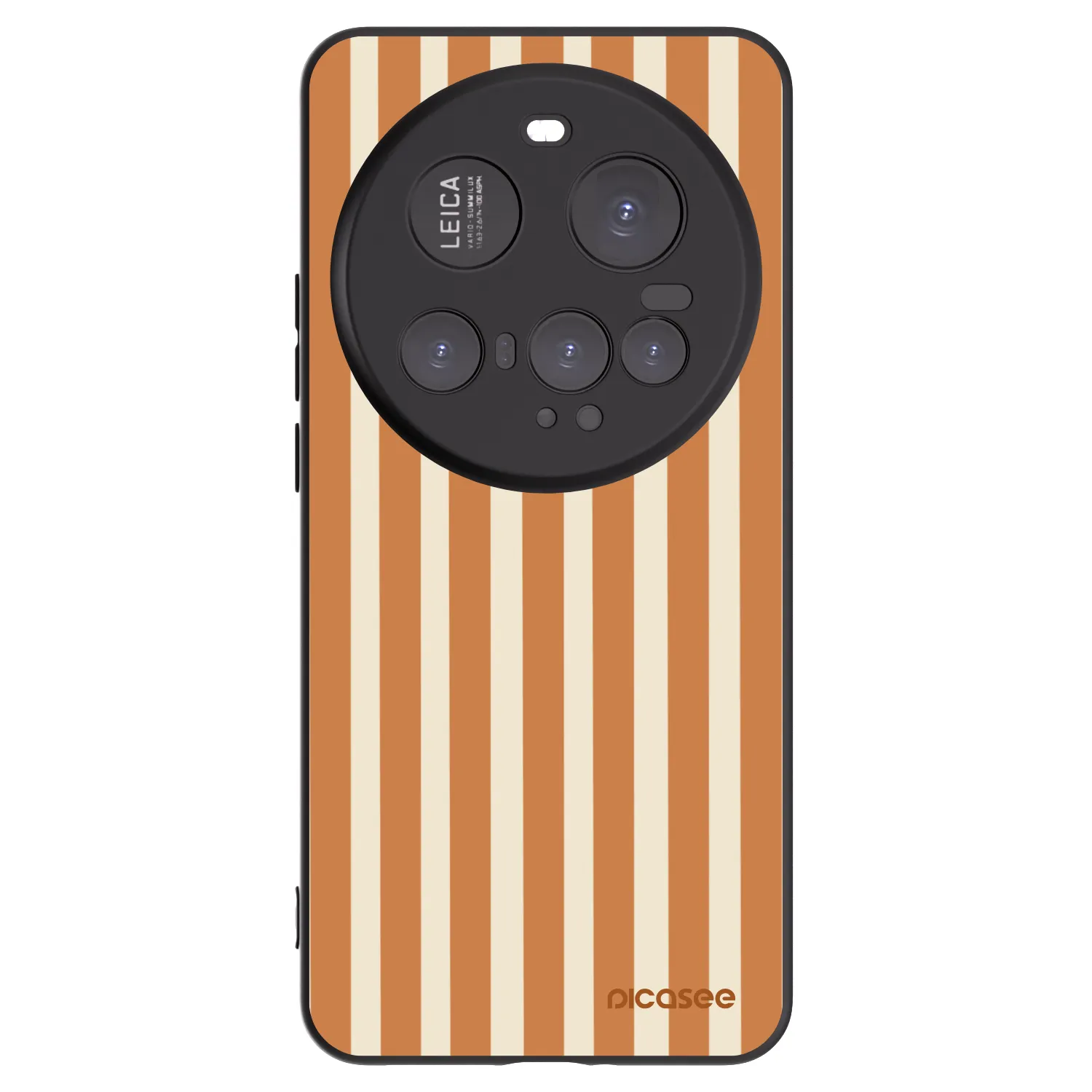 Picasee fekete szilikon tok az alábbi mobiltelefonokra Xiaomi 15 Ultra - Orange lines