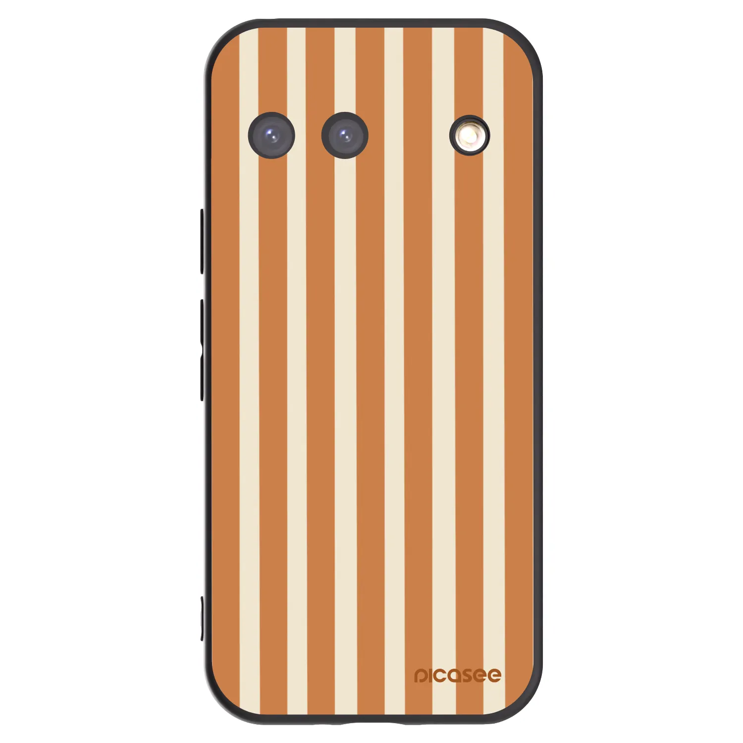 Picasee fekete szilikon tok az alábbi mobiltelefonokra Google Pixel 9 - Orange lines
