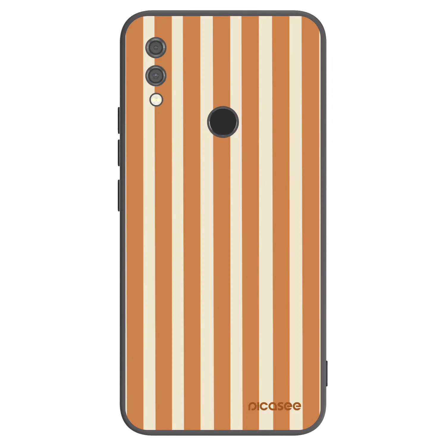 Picasee fekete szilikon tok az alábbi mobiltelefonokra Xiaomi Redmi Note 7 - Orange lines