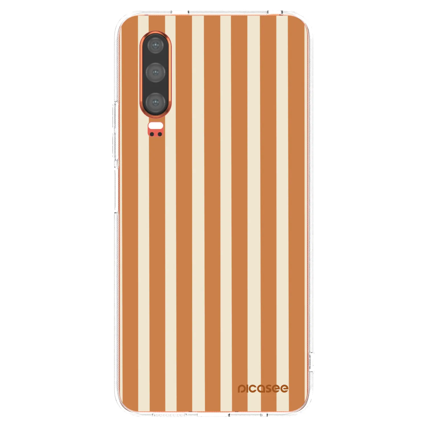 Picasee átlátszó szilikon tok az alábbi mobiltelefonokra Huawei P30 - Orange lines