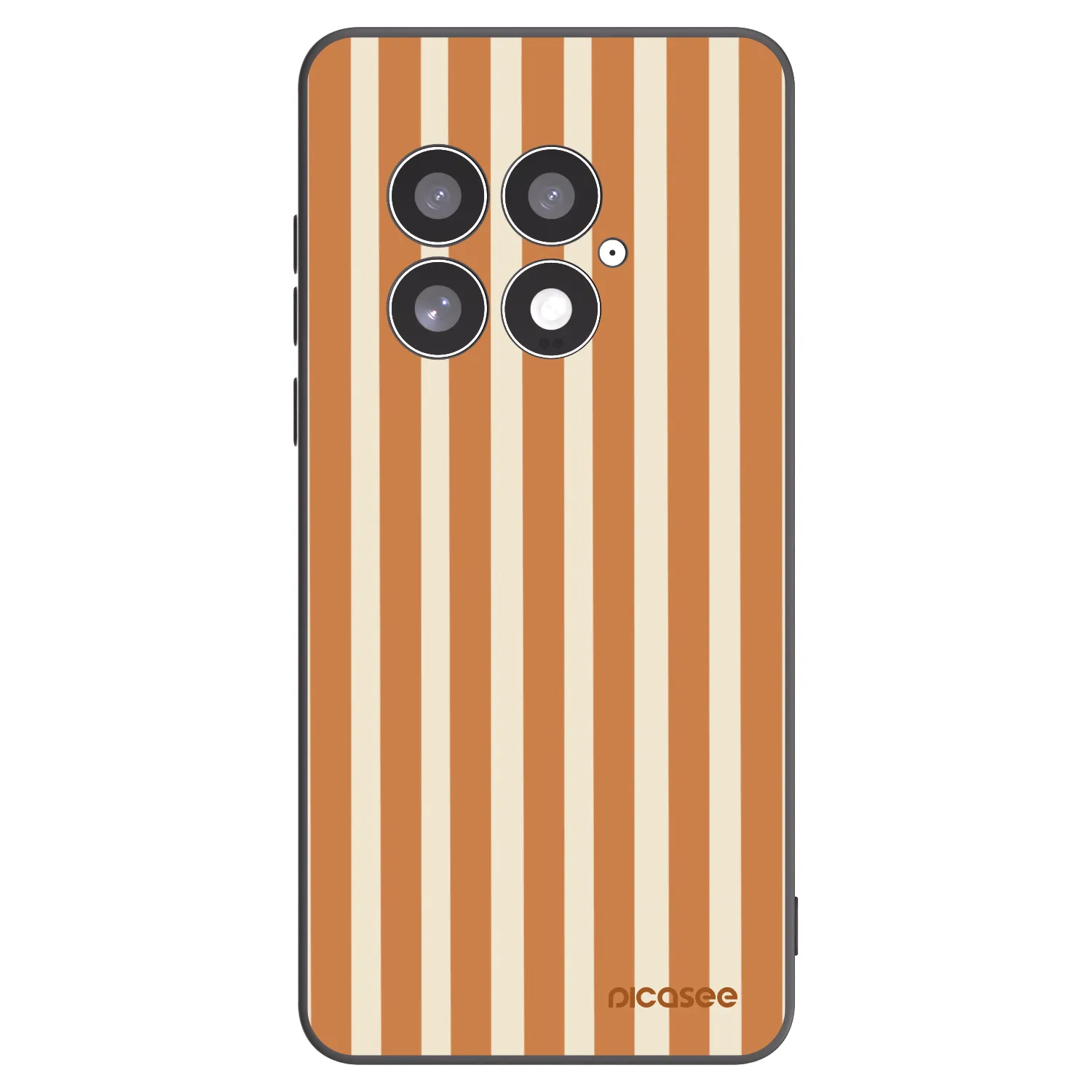 Picasee fekete szilikon tok az alábbi mobiltelefonokra OnePlus 13 5G - Orange lines