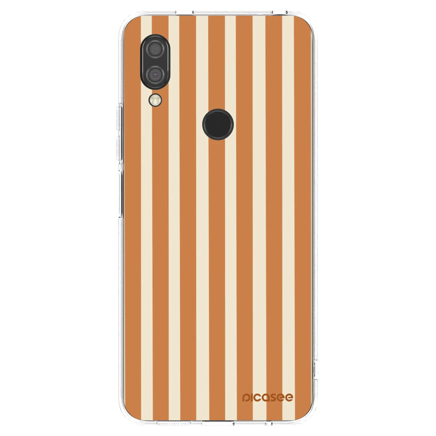 Picasee átlátszó szilikon tok az alábbi mobiltelefonokra Xiaomi Redmi 7 - Orange lines