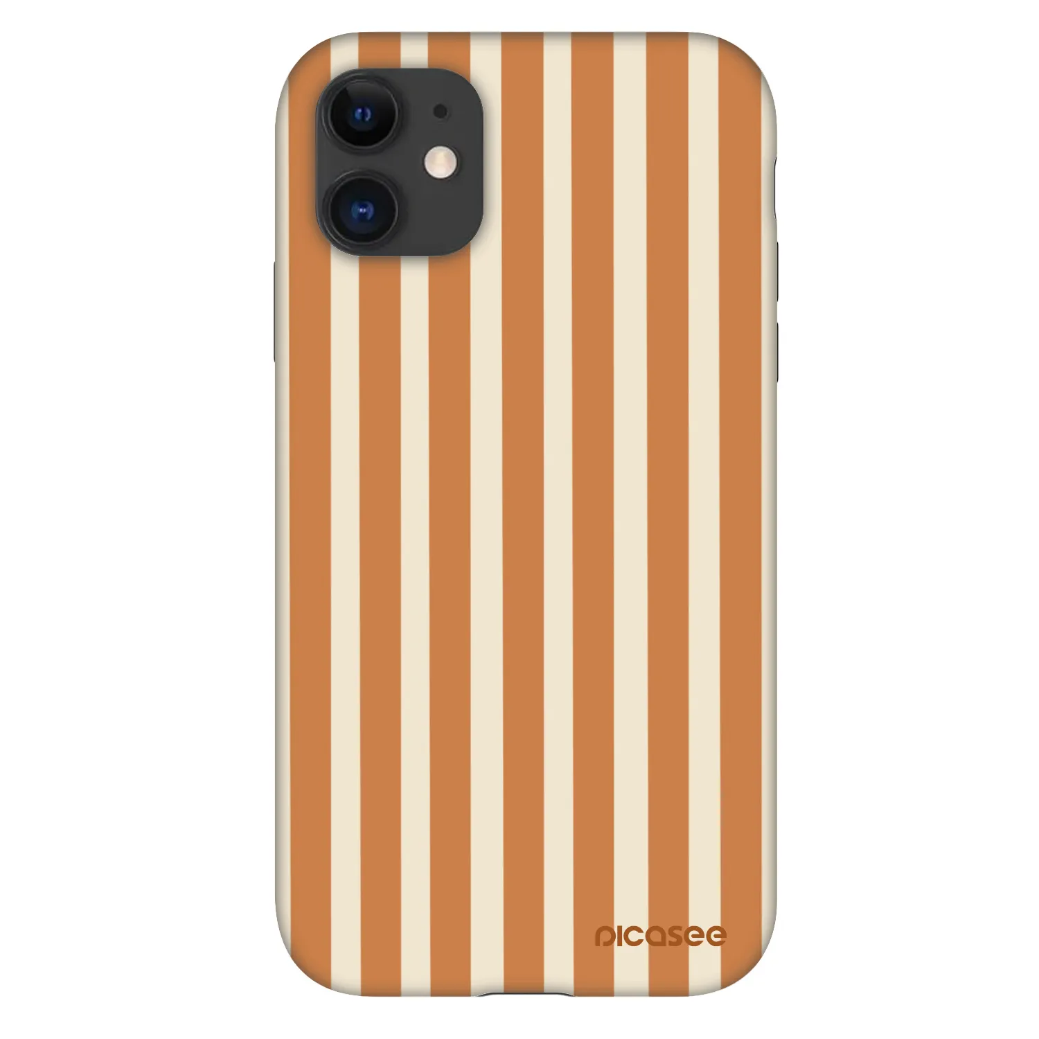 Picasee Fashion Case Apple iPhone 11 - Orange lines