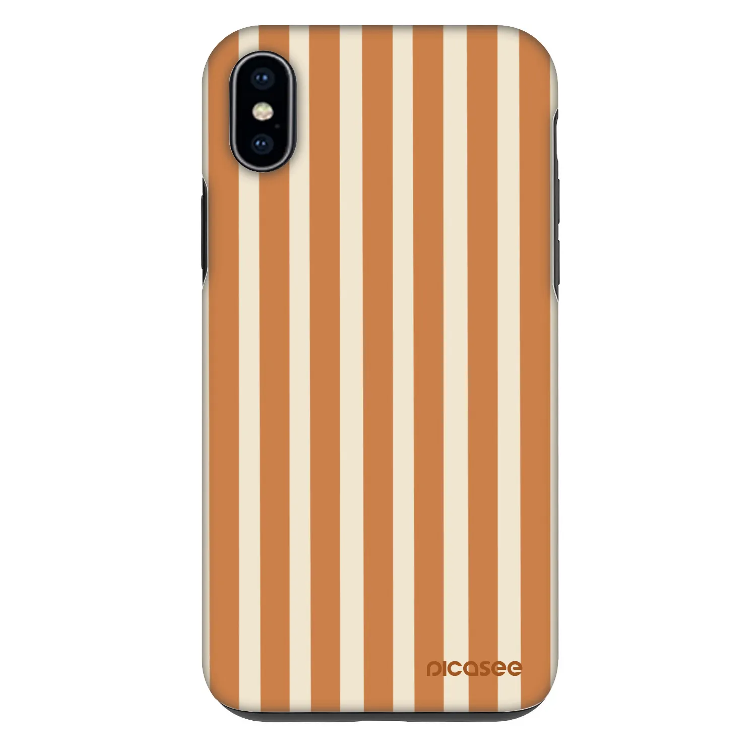 Picasee Fashion Case Apple iPhone XS Max - Orange lines