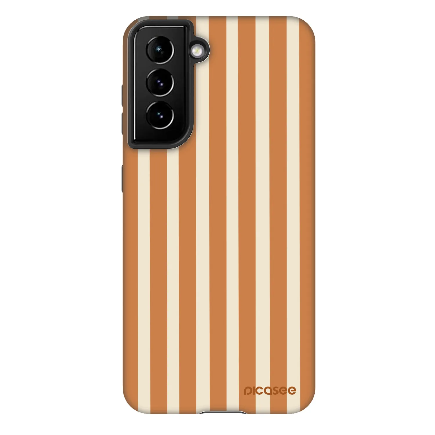 Picasee Fashion Case Samsung Galaxy S21 5G G991B - Orange lines