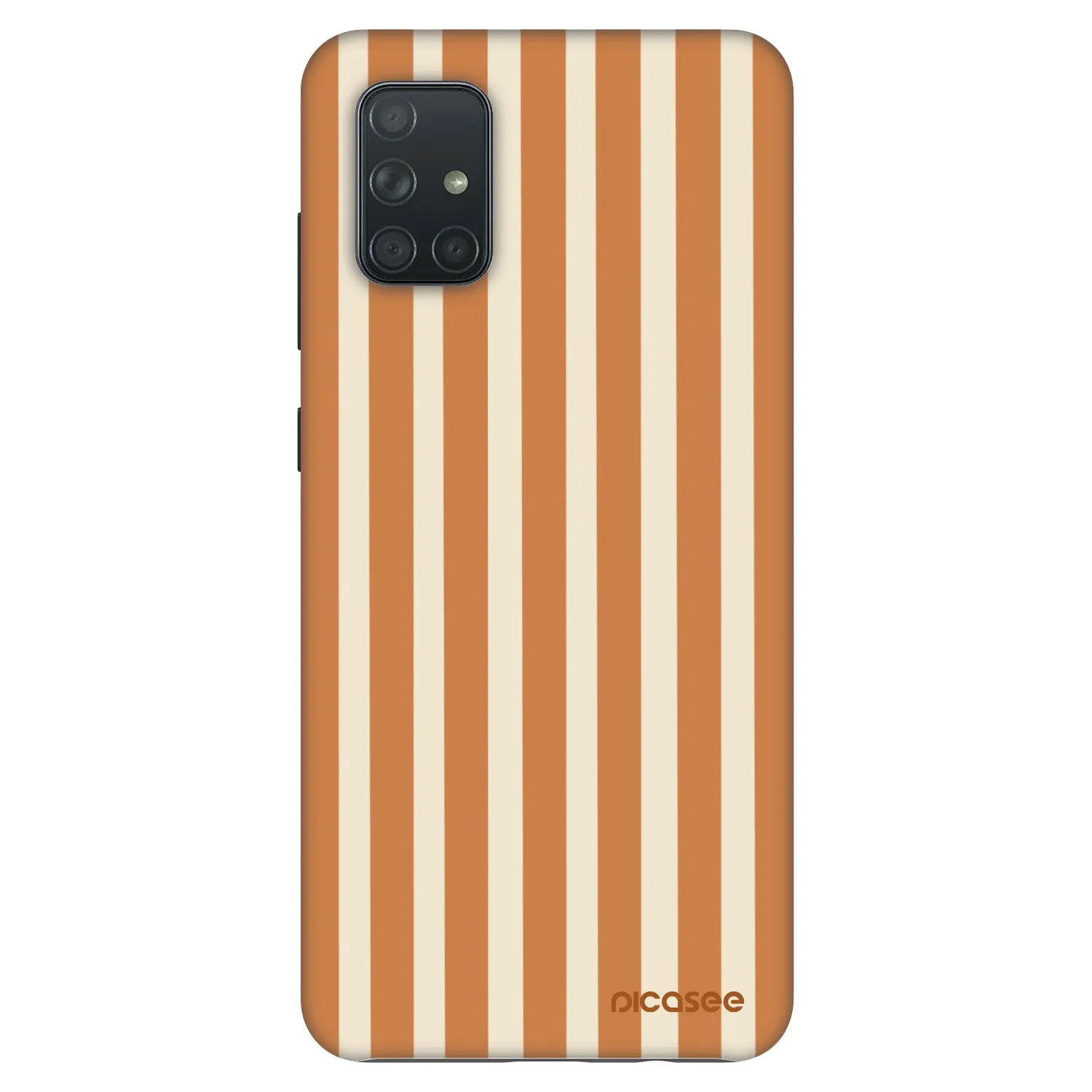 Picasee Fashion Case Samsung Galaxy A71 A715F - Orange lines