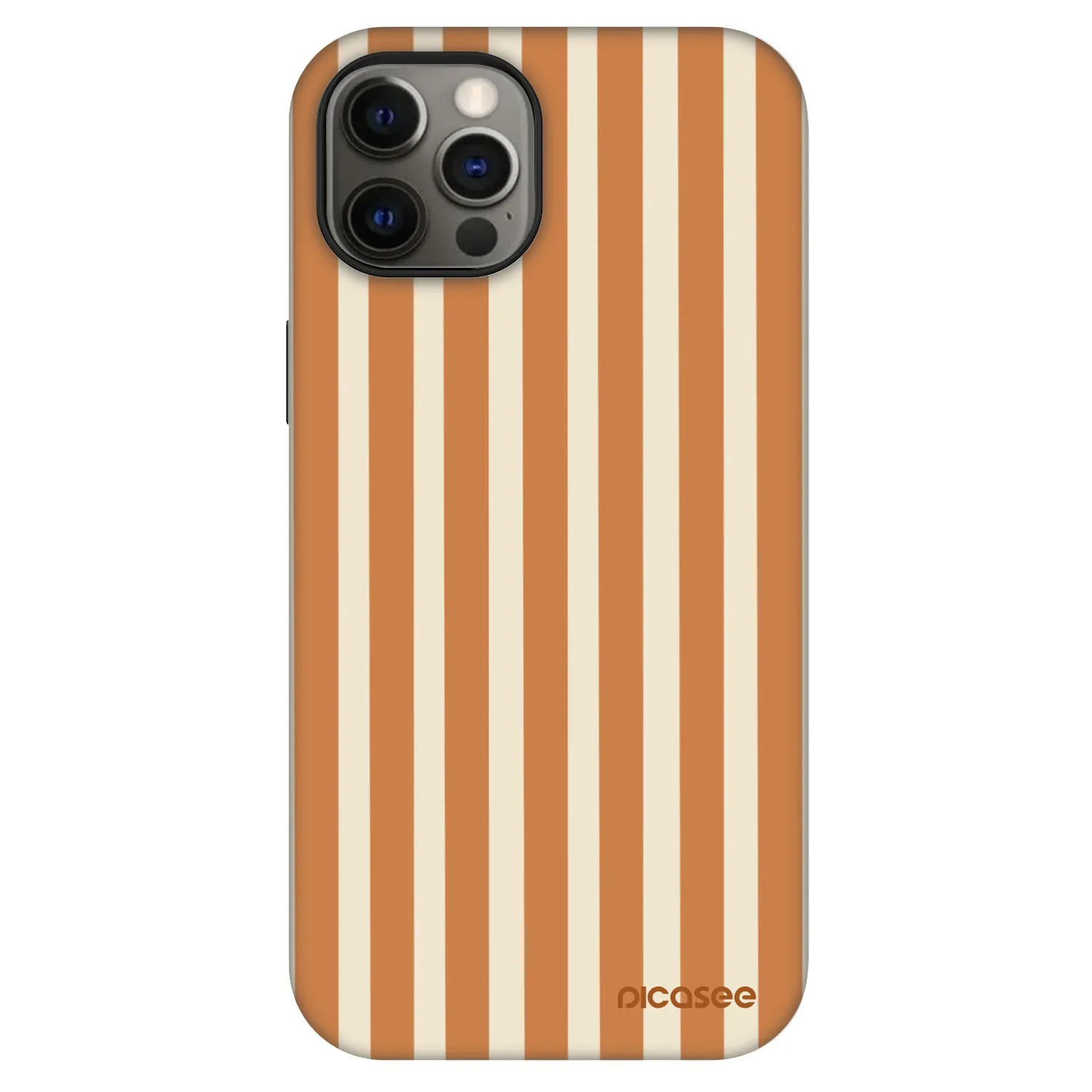 Picasee Fashion Case MagSafe Apple iPhone 12 - Orange lines