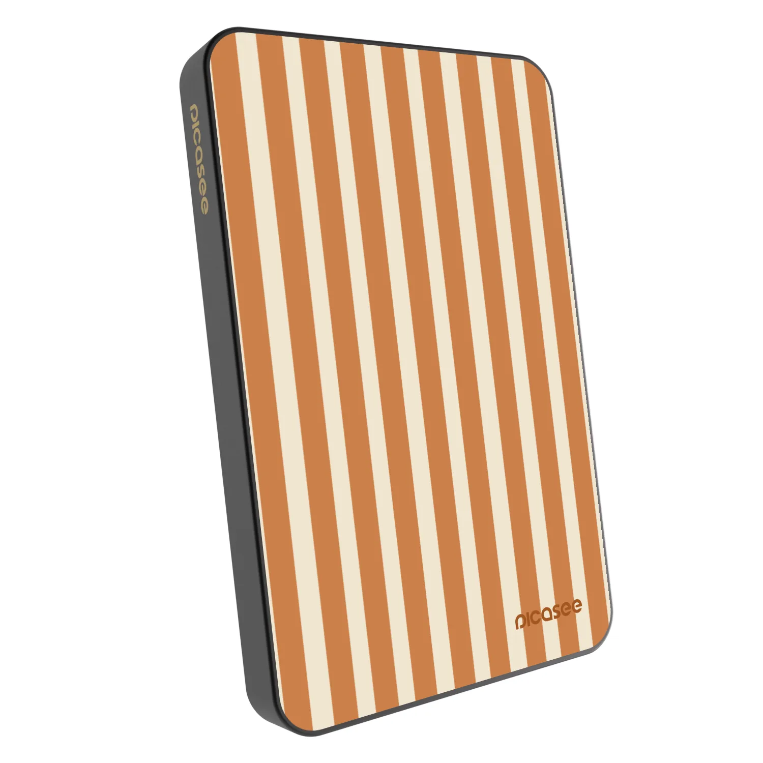 Picasee Powerbank MagSafe 5 000 mAh Szürke - Orange lines