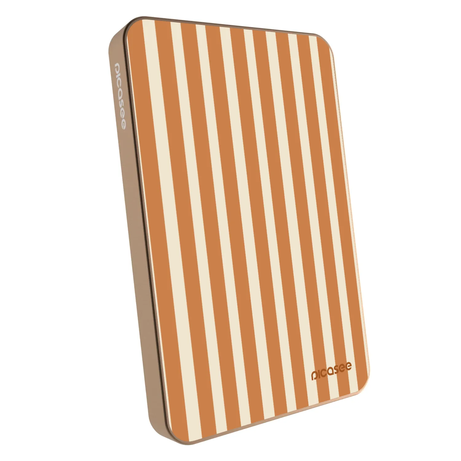 Picasee Powerbank MagSafe 5 000 mAh Aranysárga - Orange lines