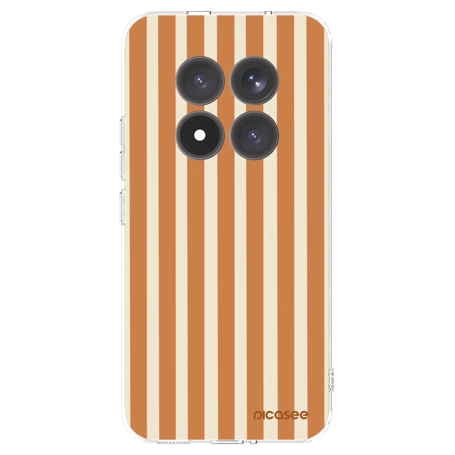 Picasee átlátszó szilikon tok az alábbi mobiltelefonokra Xiaomi Redmi Note 15 Pro+ - Orange lines