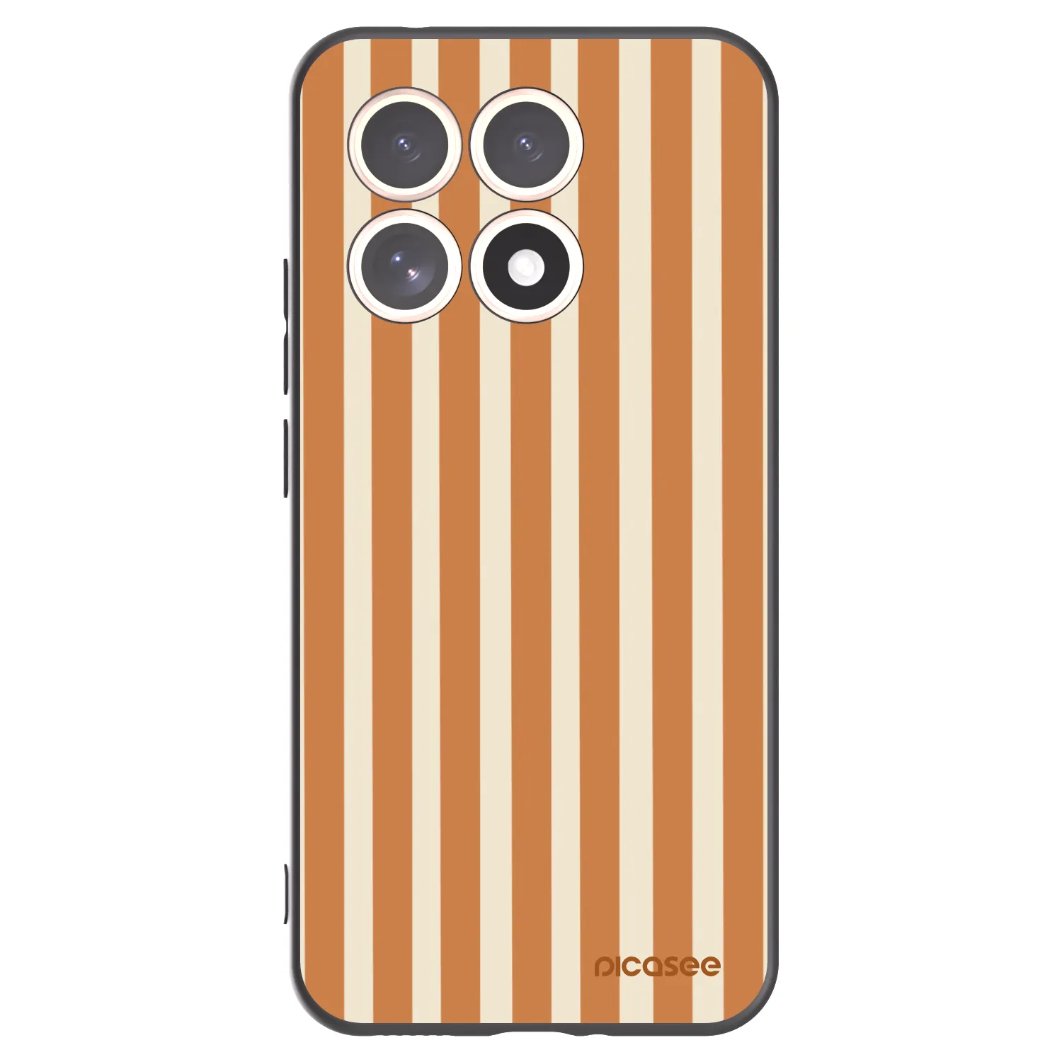 Picasee fekete szilikon tok az alábbi mobiltelefonokra Xiaomi 15T - Orange lines