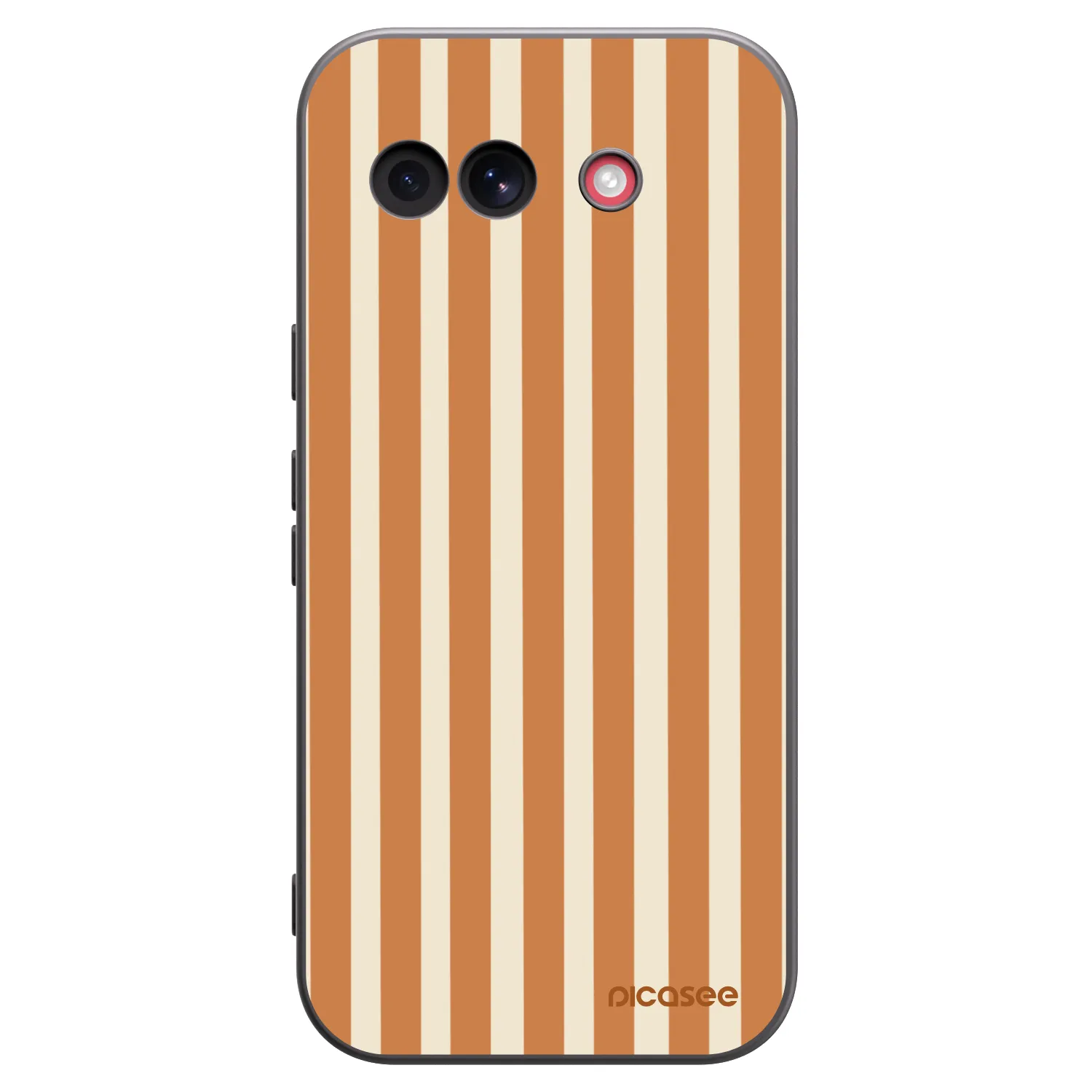 Picasee fekete szilikon tok az alábbi mobiltelefonokra Google Pixel 10a - Orange lines