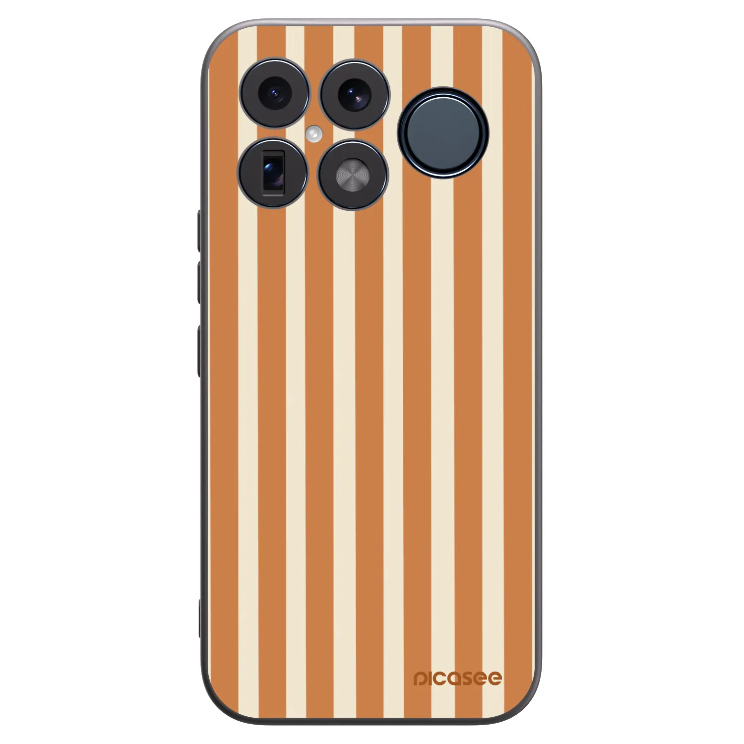 Picasee fekete szilikon tok az alábbi mobiltelefonokra Xiaomi Poco F8 Ultra - Orange lines