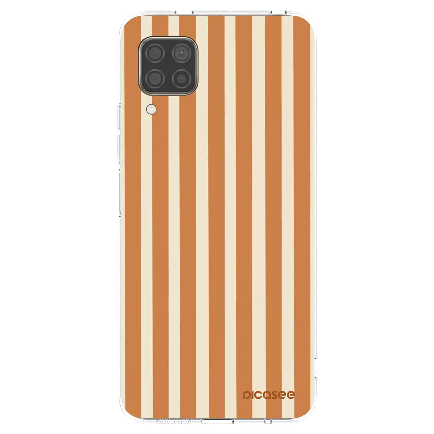 Picasee átlátszó szilikon tok az alábbi mobiltelefonokra Huawei P40 Lite - Orange lines