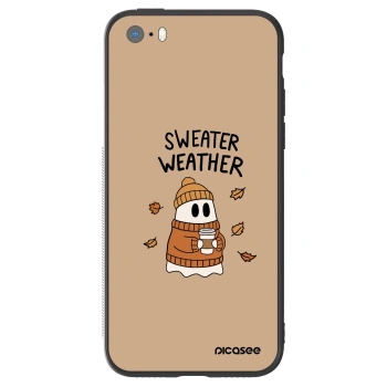 Szilikon tok erre a típusra Apple iPhone 5/5S/SE - Sweater ghost