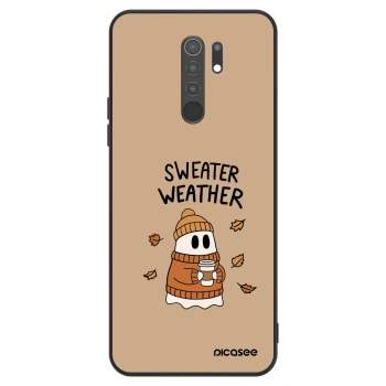 Szilikon tok erre a típusra Xiaomi Redmi 9 - Sweater ghost