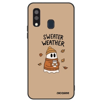 Szilikon tok erre a típusra Samsung Galaxy A40 A405F - Sweater ghost