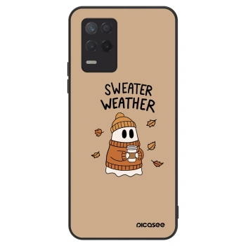 Szilikon tok erre a típusra Realme 8 5G - Sweater ghost