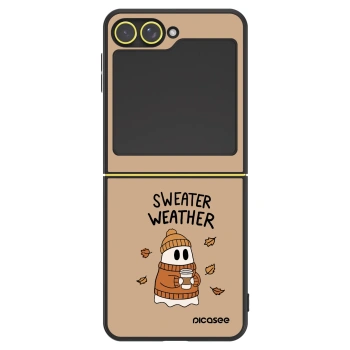 Szilikon tok erre a típusra Samsung Galaxy Z Flip6 5G - Sweater ghost