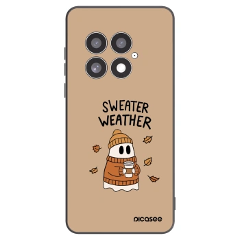 Picasee fekete szilikon tok az alábbi mobiltelefonokra OnePlus 13 5G - Sweater ghost