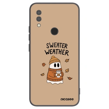 Picasee fekete szilikon tok az alábbi mobiltelefonokra Xiaomi Redmi 7 - Sweater ghost